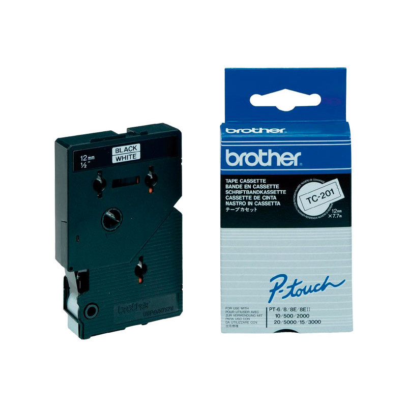 CINTA BROTHER LAMINADA TC-201 12mmx7,7m CINTA BROTHER LAMINADA TC-201 12mmx7,7m