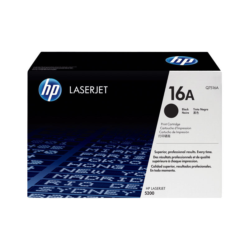 CARTUCHO DE TÓNER ORIGINAL LASERJET HP 16A