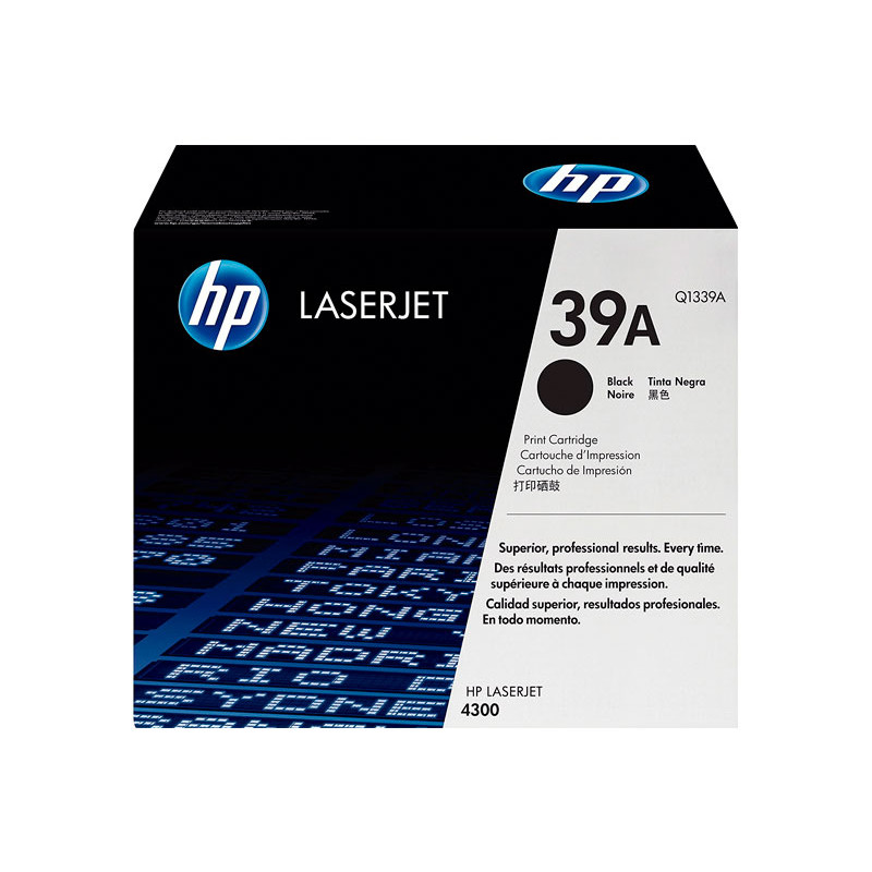 CARTUCHO DE TÓNER ORIGINAL LASERJET HP 39A CARTUCHO DE TÓNER ORIGINAL LASERJET HP 39A