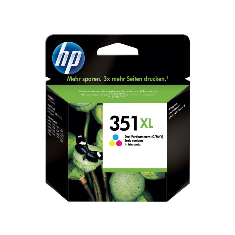 CARTUCHO DE TINTA ORIGINAL HP 351XL DE ALTA CAPACIDAD