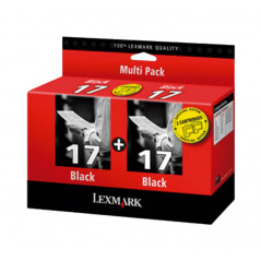 PACK 2 INKJET ORIGINAL LEXMARK Nº17