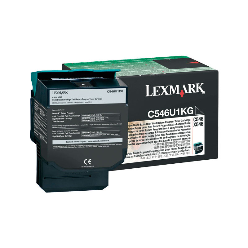TÓNER ORIGINAL LEXMARK C546U1KG TÓNER ORIGINAL LEXMARK C546U1KG