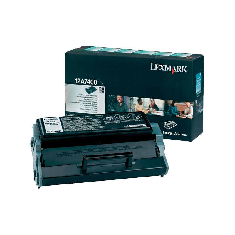 TÓNER ORIGINAL LEXMARK 12A7400 TÓNER ORIGINAL LEXMARK 12A7400