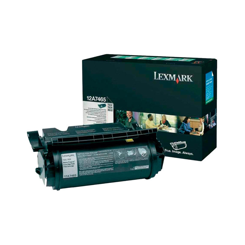 TÓNER ORIGINAL LEXMARK 12A7465 TÓNER ORIGINAL LEXMARK 12A7465