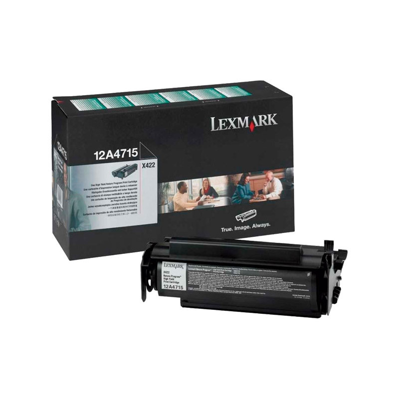 TÓNER ORIGINAL LEXMARK 12A4715 TÓNER ORIGINAL LEXMARK 12A4715