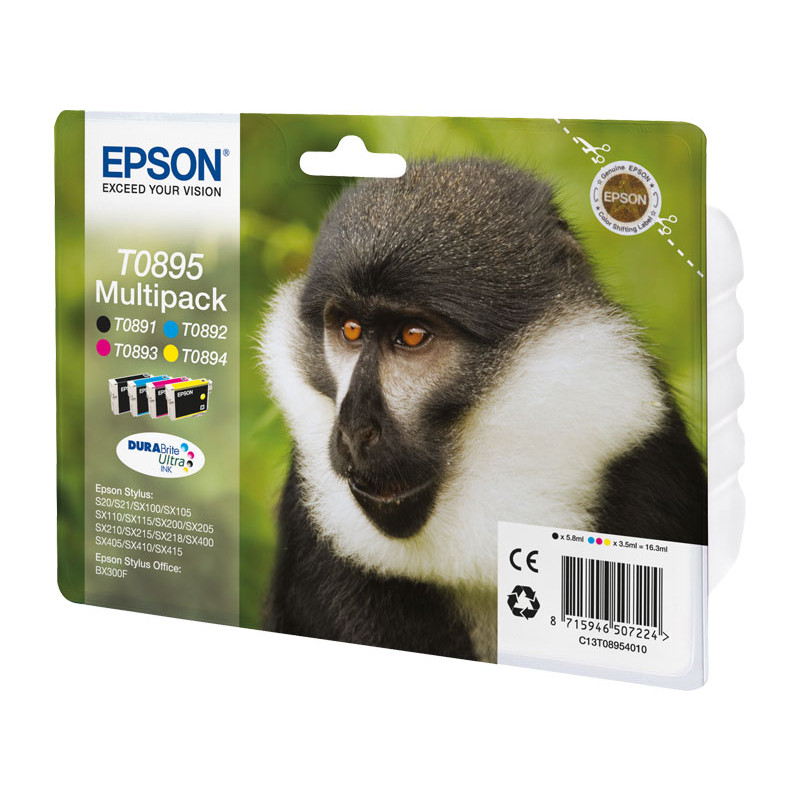 MULTIPACK INKJET EPSON ORIGINAL T0895