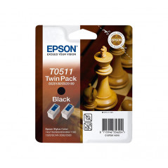 PACK 2 INKJET ORIGINAL EPSON T0511