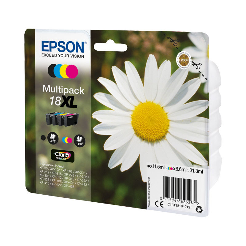 MULTIPACK INKJET EPSON ORIGINAL Nº18XL MULTIPACK INKJET EPSON ORIGINAL Nº18XL