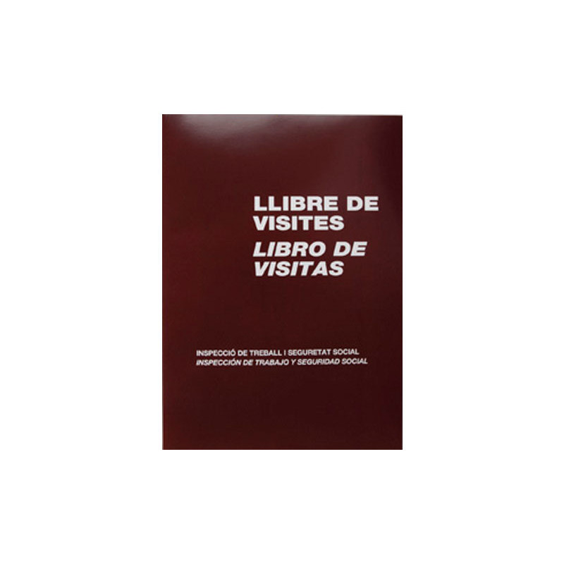 LIBRO DE VISITAS MIQUEL RIUS BILINGÜE