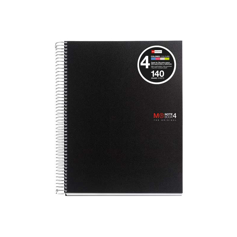 CUADERNO ESPIRAL MIQUEL RIUS NOTEBOOK 4 A5 BASIC