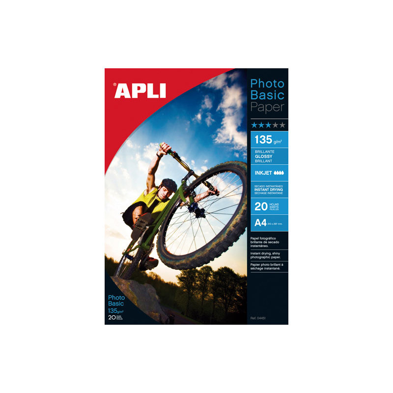 CARPETA 20h PAPEL APLI PHOTOBASIC 140gr CARPETA 20h PAPEL APLI PHOTOBASIC 140gr