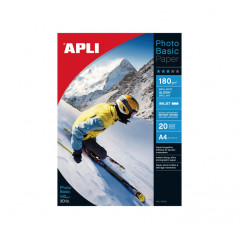CARPETA 20h PAPEL APLI PHOTOBASIC 180gr
