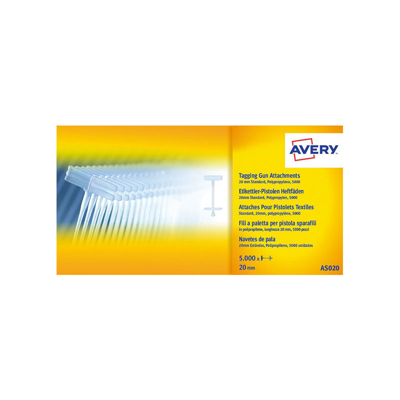 PACK 5000 NAVETES AVERY 20mm