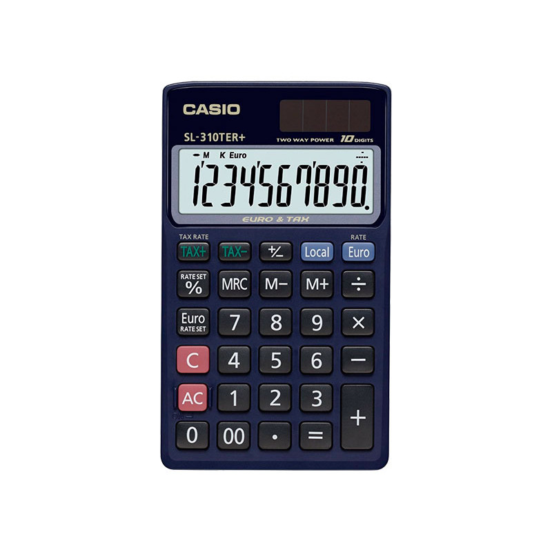 CALCULADORA DE BOLSILLO CASIO SL-310 TER+