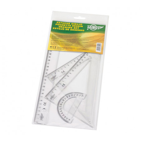 ESTUCHE REGLAS FAIBO SURTIDO 25cm