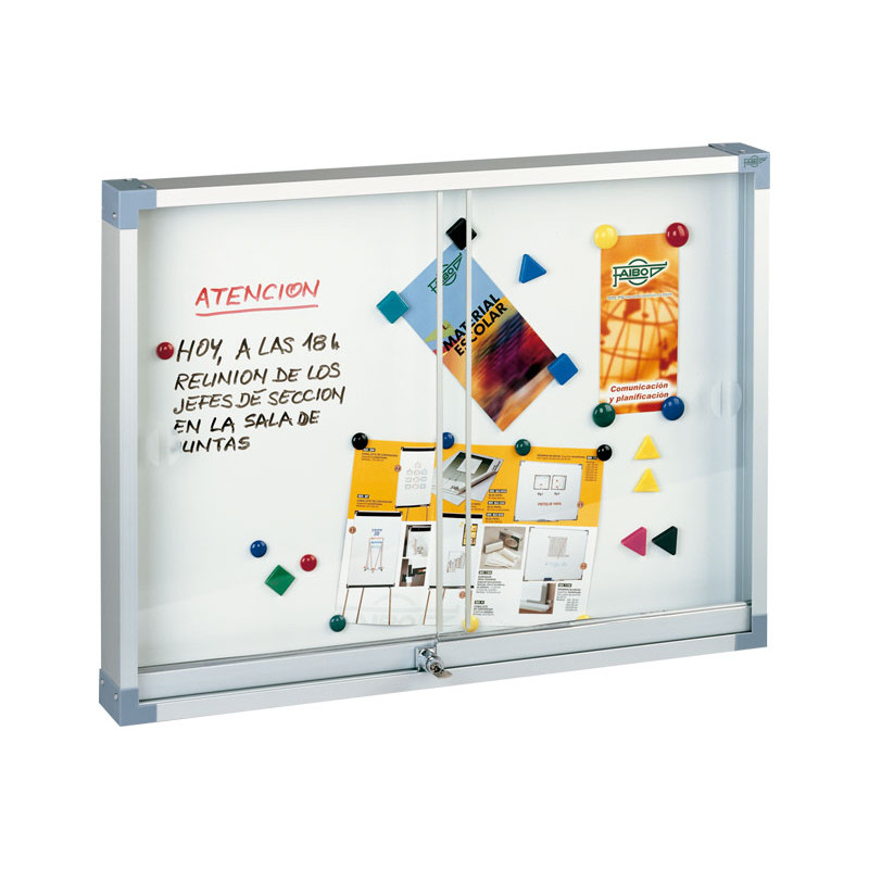 VITRINA FAIBO PARA ANUNCIOS MAGNÉTICA 100x146cm