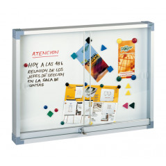 VITRINA FAIBO PARA ANUNCIOS MAGNÉTICA 60x80cm