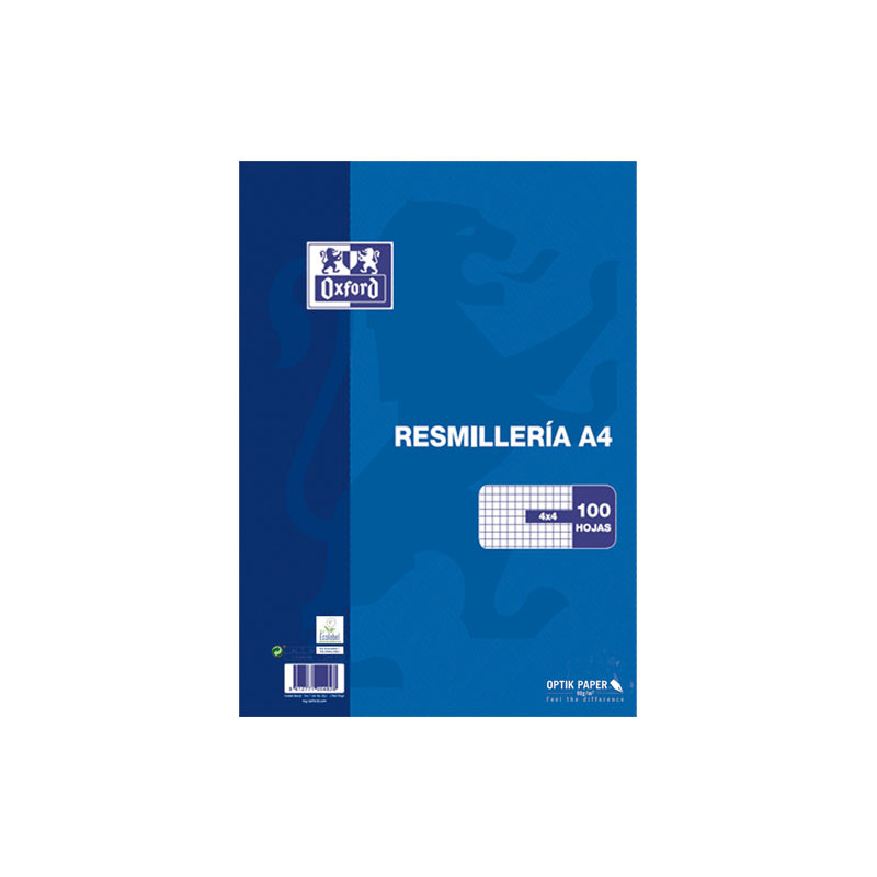 RESMILLERÍA OXFORD CLASSIC A4 100h 4x4