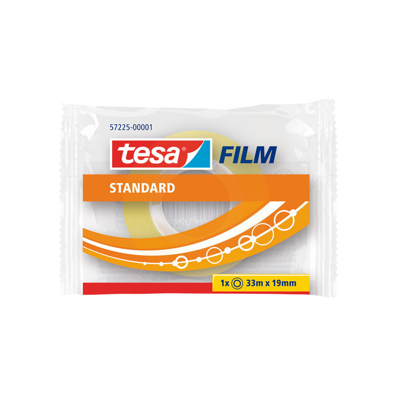 CINTA ADHESIVA TESA FILM STANDARD 19mm x 33m