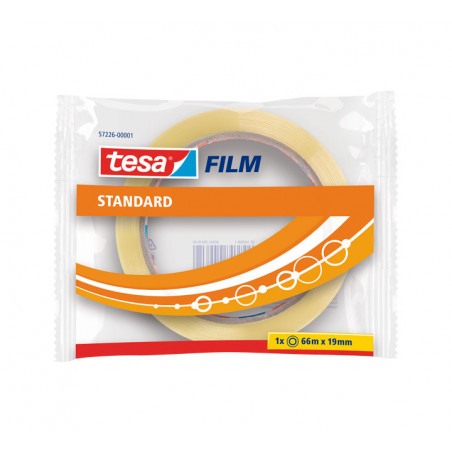 CINTA ADHESIVA TESA FILM STANDARD 19mm x 66m