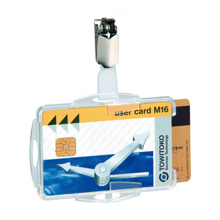 IDENTIFICADOR DURABLE DOBLE CON PINZA