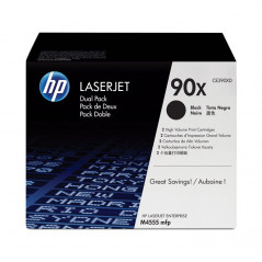 PACK DE AHORRO DE 2 CARTUCHOS DE TÓNER ORIGINAL LASERJET HP 90X DE ALTA CAPACIDAD