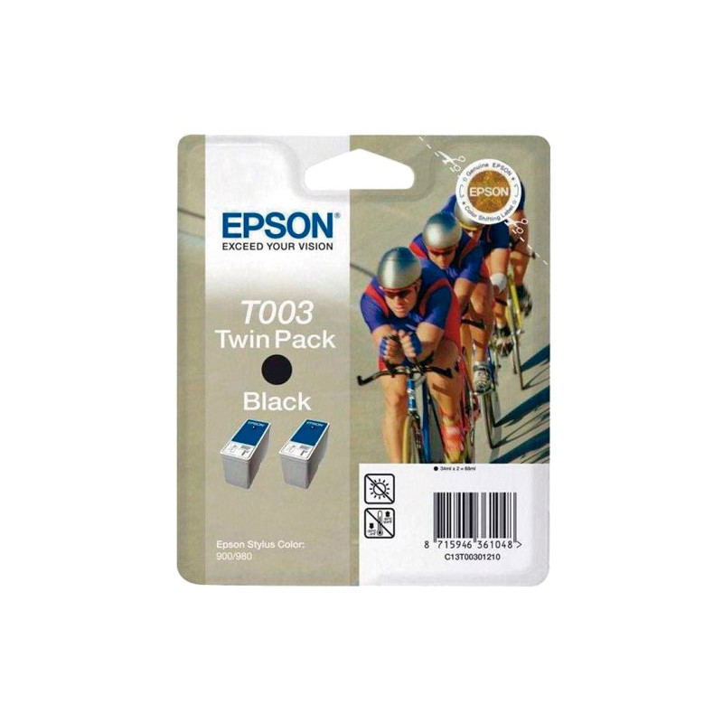 PACK 2 INKJET ORIGINAL EPSON T003