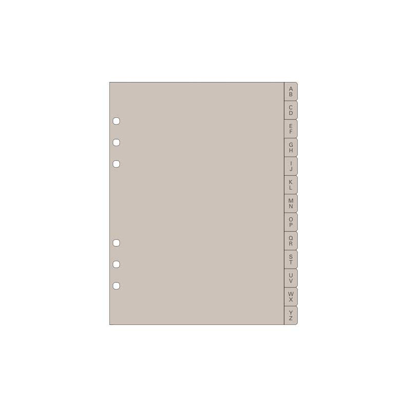 ACCESORIO AGENDA FINOCAM "ÍNDICE ALFABÉTICO A-Z: R1064" ACCESORIO AGENDA FINOCAM "ÍNDICE ALFABÉTICO A-Z: R1064"