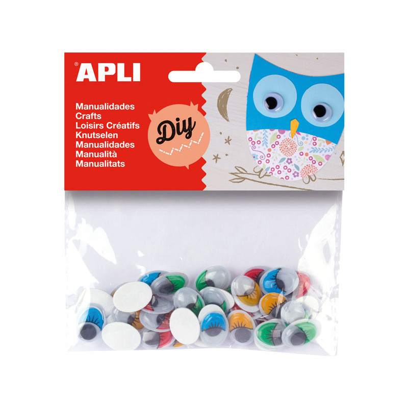 BOLSA 40 OJOS MÓVILES APLI OVALADOS BOLSA 40 OJOS MÓVILES APLI OVALADOS
