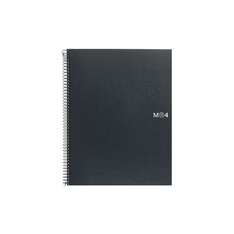 CUADERNO MIQUEL RIUS NOTEBOOK 4 A4 LISO BASIC GRAFITO