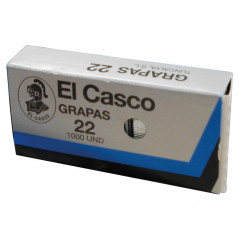 CAJA 1000 GRAPAS EL CASCO No. 22