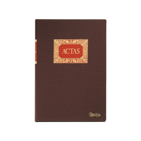 LIBRO CONTABLE 100h MIQUEL RIUS "ACTAS" Fº