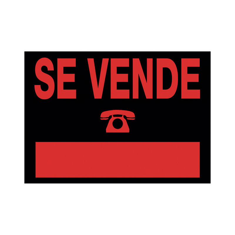 CARTEL ANUNCIO "SE VENDE"