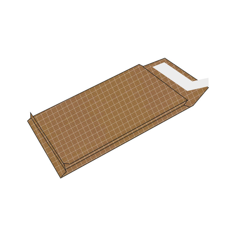 CAJA 250 BOLSAS SAM CON FUELLE 280x365x30mm 155gr