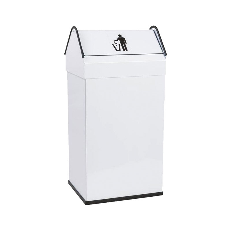 Papelera tapa basculante 55L