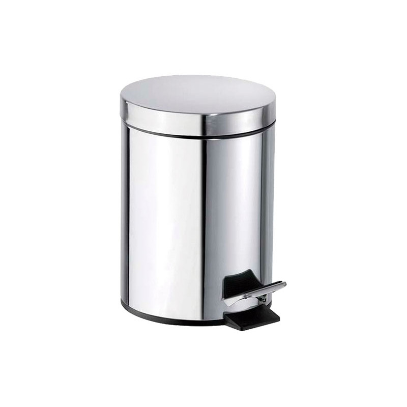 PAPELERA DE ACERO INOXIDABLE CON PEDAL 12L PAPELERA DE ACERO INOXIDABLE CON PEDAL 12L