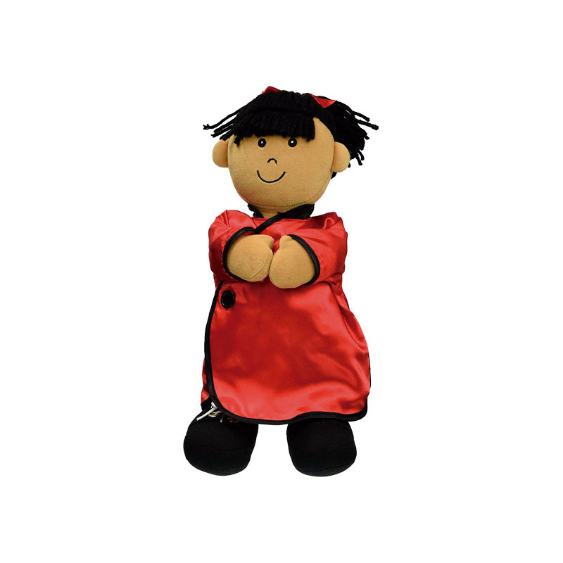MUÑECO MINILAND "ETNI ABROCHES: NIÑA ASIÁTICA" MUÑECO MINILAND "ETNI ABROCHES: NIÑA ASIÁTICA"