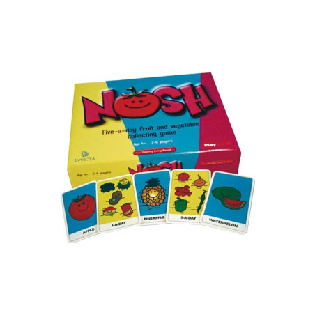 JUEGO DE TARJETAS HENBEA EN INGLÉS "NOSH: FRUTAS Y VERDURAS"