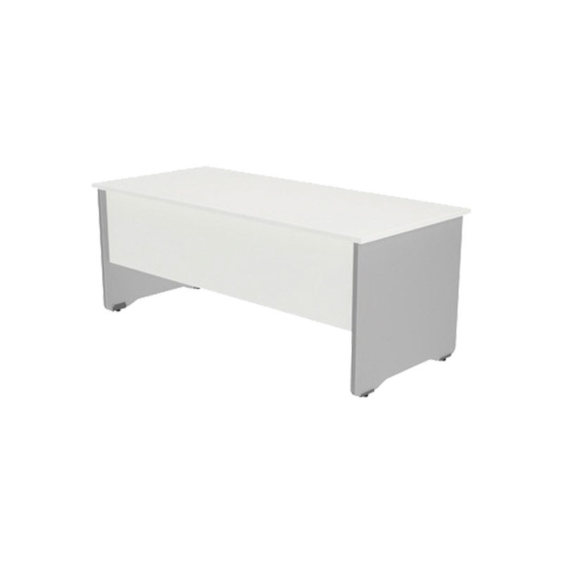 MESA ROCADA SERIE WORK 140x80cm ALUMINIO-BLANCO MESA ROCADA SERIE WORK 140x80cm ALUMINIO-BLANCO