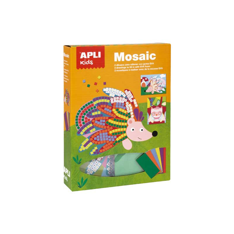 SET MOSAICO APLI KIDS DE GOMA EVA: ANIMALES