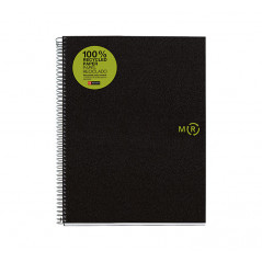 CUADERNO ESPIRAL MIQUEL RIUS NOTEBOOK 4 A4 RECICLADO