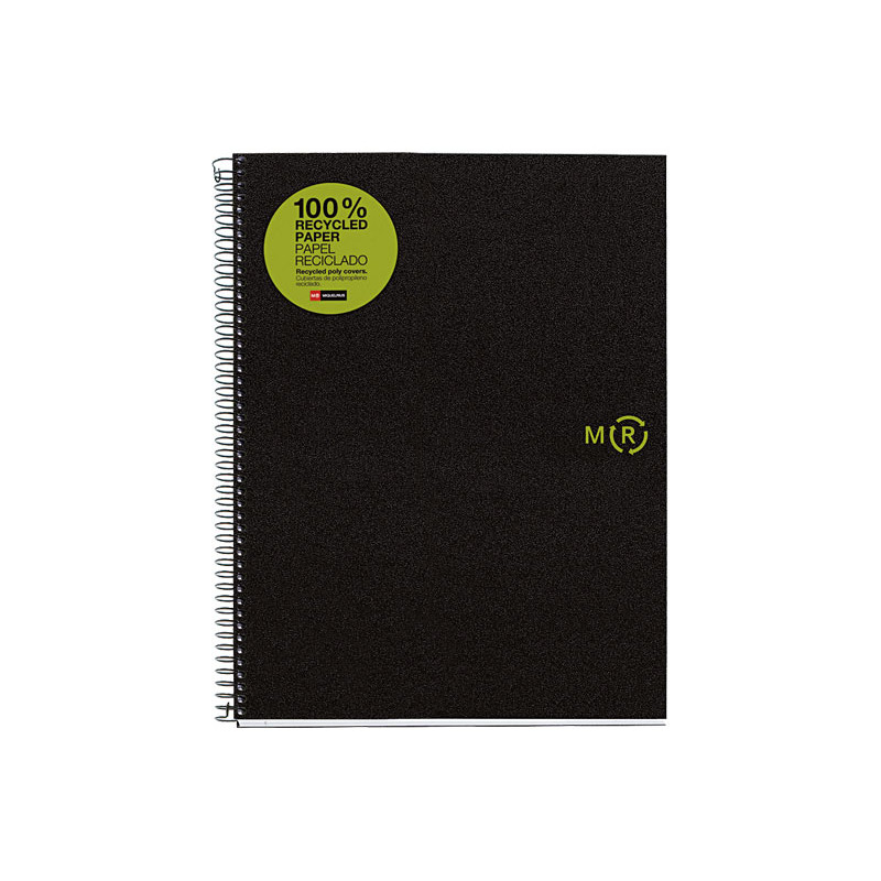 CUADERNO ESPIRAL MIQUEL RIUS NOTEBOOK 4 A4 RECICLADO