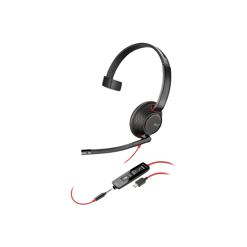 AURICULAR POLY BLACKWIRE 5210 USB A