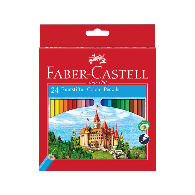 ESTUCHE 24 ECOLÁPICES FABER-CASTELL CASTILLO