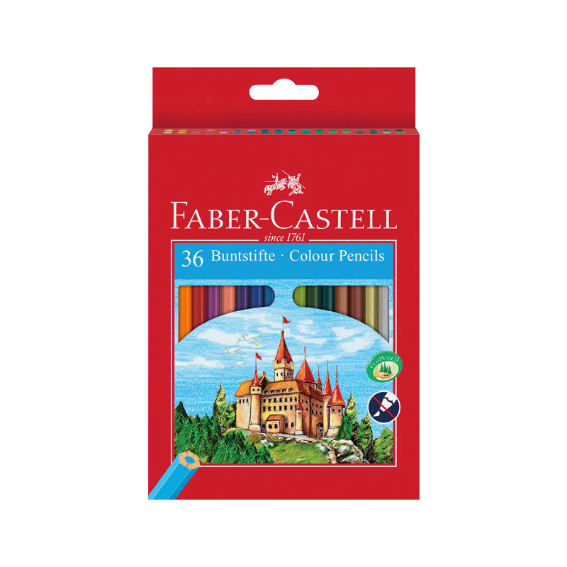 ESTUCHE 36 ECOLÁPICES FABER-CASTELL CASTILLO