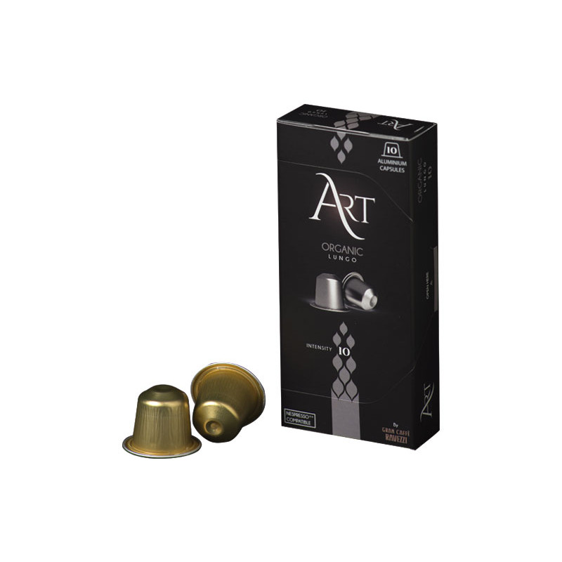 CAJA 10 CÁPSULAS RAVEZZI "ORGANIC ART" COMPATIBLES CON NESPRESSO CAJA 10 CÁPSULAS RAVEZZI "ORGANIC ART" COMPATIBLES CON NESPRESSO