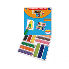 SCHOOLPACK 216 LÁPICES BIC KIDS TROPICOLORS