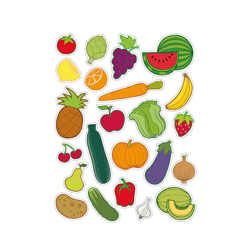 BLÍSTER 12h GOMETS APLI TEMÁTICOS "FRUTAS Y VERDURAS" BLÍSTER 12h GOMETS APLI TEMÁTICOS "FRUTAS Y VERDURAS"