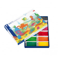 SCHOOLPACK 144 ROTULADORES STAEDTLER NORIS JUMBO