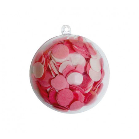 PACK 5 BOLAS NIEFENVER PLÁSTICO CRISTAL 80mm